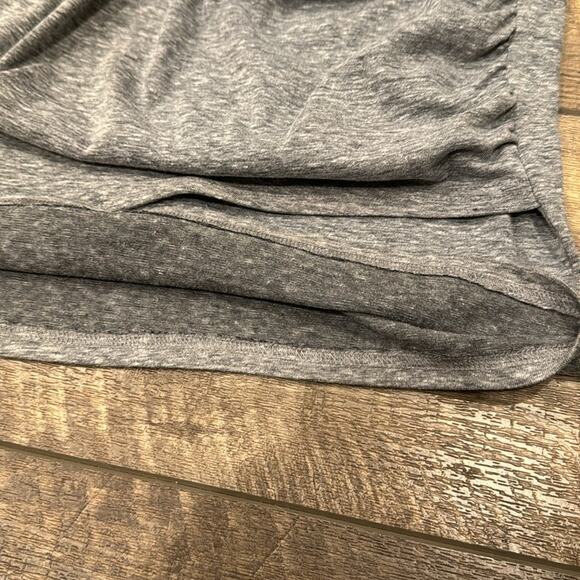 Leith Anthropologie Women's Blouson Bodycon Ruched Dress Heather Gray Size M - Picture 7 of 9